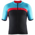 Heren Craft Velo wielershirt - Zwart, Rood, Blauw