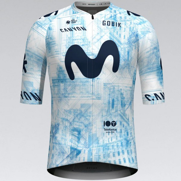 Heren Fietskleding Team Movistar 2024 Infinity La Vuelta-shirt