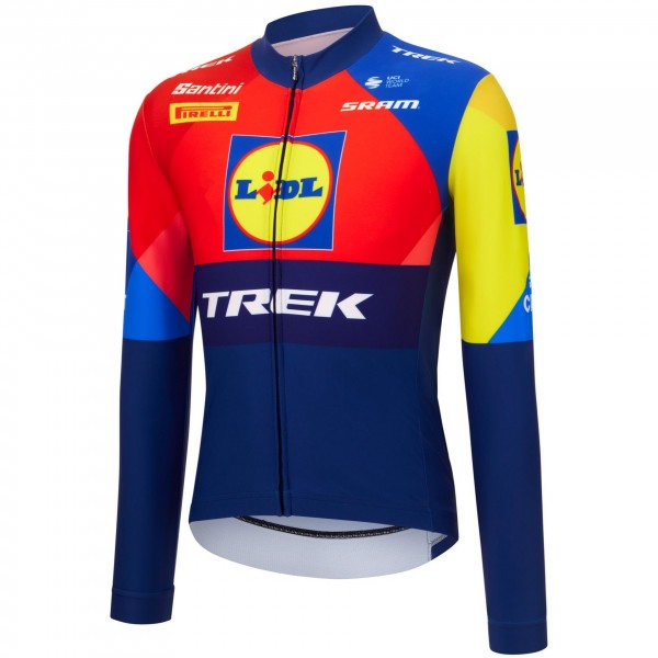 Heren Santini Lidl Trek 2025 shirt met lange mouwen