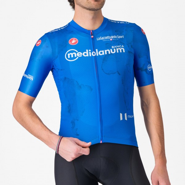 Heren Fietskleding Blauw Giro d'Italia 2025 Competizione 3 Shirt