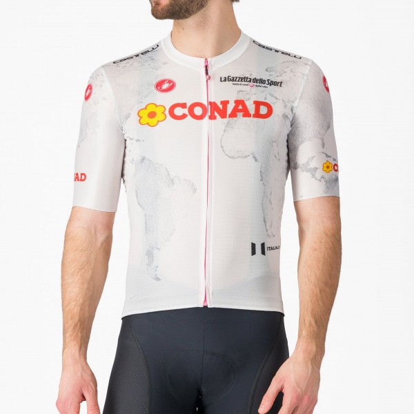 Heren Fietskleding Wit Giro d'Italia 2025 Competizione 3-shirt