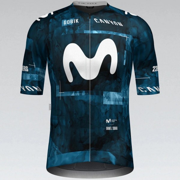 Heren Fietskleding Gobik Movistar Team Gravel Squad 2025 Cx Pro 4.0-shirt