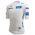 Wit officieel Tour de France 2025 shirt voor heren