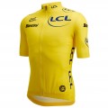 Heren Fietskleding Tour de France 2025 Fan Line Geel Shirt Heren Fietskleding Tour de France 2025 Fan Line Geel Shirt
