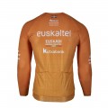 Heren Fietskleding Agu Euskaltel Euskadi 2025 Premium Midlayer Shirt met Lange Mouwen