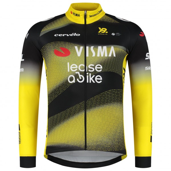 Heren Team Visma Lease a Bike 2025 The Swarm shirt met lange mouwen - TDF