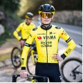 Heren Team Visma Lease a Bike 2025 shirt met lange mouwen