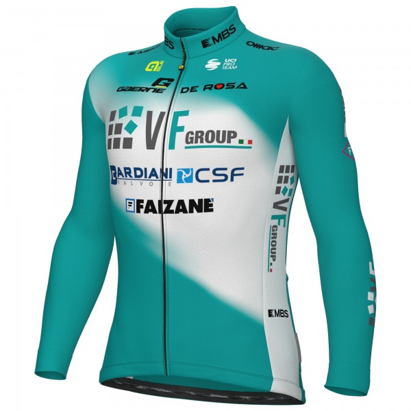 Heren Fietskleding Ale VF Group-Bardiani CSF-Faizane 2025 shirt met lange mouwen