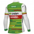 Heren Fietskleding Ale Crelan Corendon 2025 shirt met lange mouwen