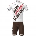 AG2R Citroen 2022 fietsbroek met bretels professioneel wielerteam AG2R Citroen 2022 fietsbroek met bretels professioneel wielerteam