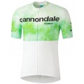 Cannondale FACTORY RACING 2022 korte mouw wielershirt wit (lange rits) professioneel wielerteam Cannondale FACTORY RACING 2022 korte mouw wielershirt wit (lange rits) professioneel wielerteam
