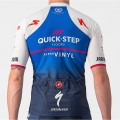 Quick Step Alpha Vinyl 2022 Competizione wielershirt met korte mouwen professioneel wielerteam Quick Step Alpha Vinyl 2022 Competizione wielershirt met korte mouwen professioneel wielerteam