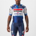Soudal Quick-Step 2023 Aero Race 6.1 korte mouw wielershirt professionele wielerploeg Soudal Quick-Step 2023 Aero Race 6.1 korte mouw wielershirt professionele wielerploeg
