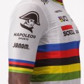 Soudal Quick-Step Wereldkampioen Rainbow Jersey 2023 Competizione wielertrui met korte mouwen professionele wielerploeg Soudal Quick-Step Wereldkampioen Rainbow Jersey 2023 Competizione wielertrui met korte mouwen professionele wielerploeg