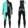 2019 Bianchi Countervail Thermal Fietskleding Set Wielershirts Lange Mouw+Lange Wielrenbroek Bib 241WQUE