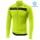 2019 Casteli Puro 3 Geel Thermal Wielershirt Lange Mouw 437XSAE
