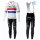 2019 Team INEOS UK Champion Thermal Fietskleding Set Wielershirts Lange Mouw+Lange Wielrenbroek Bib 471WXZM