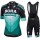 Bora Hansgrohe 2019 Team Fietskleding Set Wielershirt Korte Mouw+Korte Fietsbroeken Bib