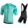 BIANCHI MILANO Savignano Blue Fietskleding Set Wielershirt Korte Mouw+Korte Fietsbroeken Bib
