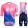 EF Education First PRO TEAM AERO 2019 Fietskleding Set Wielershirt Korte Mouw+Korte Fietsbroeken Bib