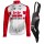 Lotto Soudal 2019 Fietskleding Set Wielershirt Lange Mouw+Lange Fietsbroeken Bib