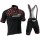 2019 GHOST RACING FACTORY TEAM Fietskleding Set Wielershirt Korte Mouw+Korte Fietsbroeken Bib