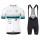 2020 Asos FF1 RS Benz Wit Fietskleding Set Fietsshirt Met Korte Mouwen+Korte Koersbroek Bib 300PLLH