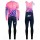 2020 EF Pro Cycling Team Pink Thermal Fietskleding Set Wielershirts Lange Mouw+Lange Wielrenbroek Bib 500SRAC