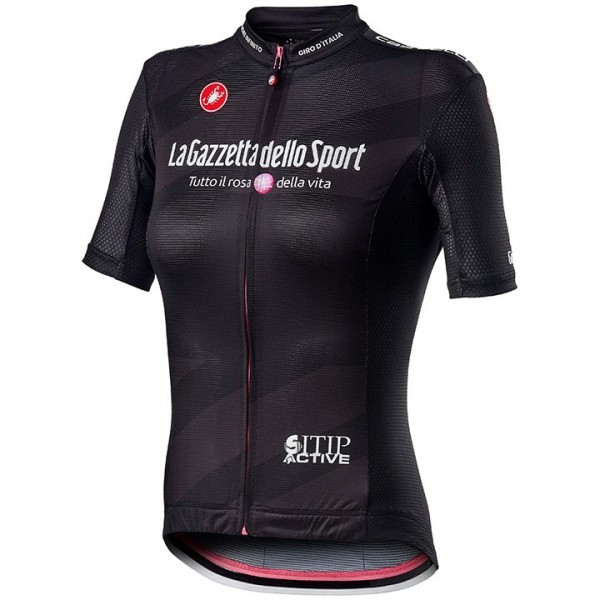2020 GIRO D'ITALIA Maglia Nera Dames Wielershirt Korte Mouw 472NRAU