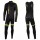 2020 Nalini LW Zwart-Geel Wielerkleding Set Wielershirt Lange Mouw+Lange Fietsbroeken Bib 974DDWY