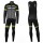 2020 Nalini Thebe Zwart-Geel Wielerkleding Set Wielershirt Lange Mouw+Lange Fietsbroeken Bib 645YEHS