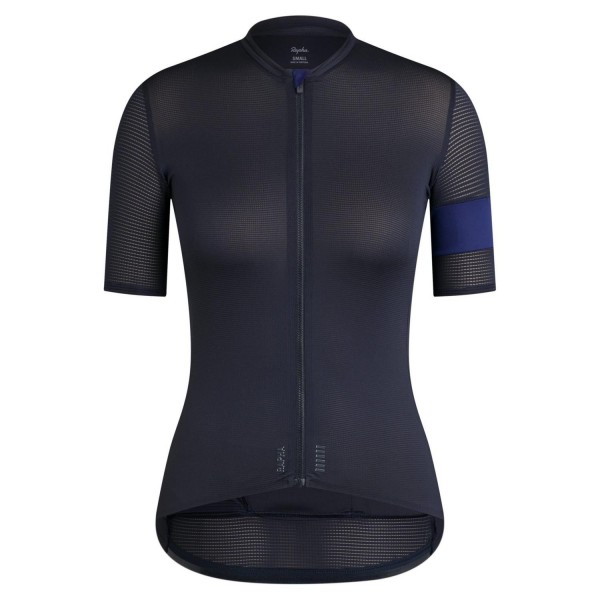 2020 Rapha Pro Team Dames's Zwart-Blauw Wielershirt Korte Mouw 866SIMA