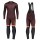 2020 Scott RC Team 1.0 Claret Wielerkleding Set Wielershirt Lange Mouw+Lange Fietsbroeken Bib 162KJZW