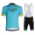 2020 Team ASTANA Fietskleding Set Fietsshirt Met Korte Mouwen+Korte Koersbroek Bib 573RFMC