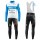 2020 Team ISRAEL STAT-UP NATION Thermal Fietskleding Set Wielershirts Lange Mouw+Lange Wielrenbroek Bib 914FFDL