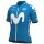 2020 Team Movistar Kids Wielershirt Korte Mouw 647CHVV