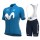 2020 Team Movistar Dames Fietskleding Set Wielershirt Korte Mouw+Korte Fietsbroeken Bib 508YKBO