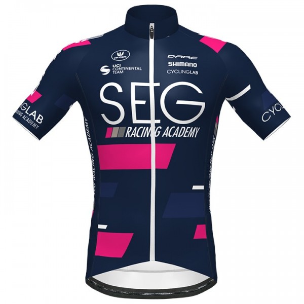 2020 Team SEG Blauw Wielershirt Korte Mouw 299DZPW