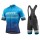 2019 Giant Race Day Blue Fietskleding Set Wielershirt Korte Mouw+Korte Fietsbroeken Bib