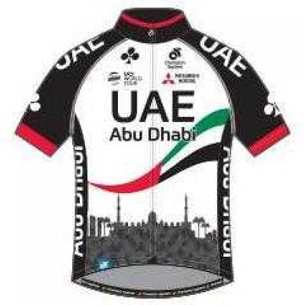 2017 Abu Dhabi Uae Wielershirt Met Korte Mouwen