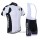 2014 Assos Fietskleding Set Fietsshirt Met Korte Mouwen+Korte Koersbroek Wit