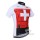 2014 Assos Wielershirt Met Korte Mouwen Rood Wit