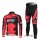 BMC Racing Pro Team Fietskleding Set Wielershirts Lange Mouw+Lange Fietsbroeken Rood