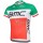 2015 BMC Wielershirt Met Korte Mouwen Rood Groen