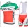 2015 BMC Fietskleding Set Fietsshirt Met Korte Mouwen+Korte Koersbroek Rood Groen