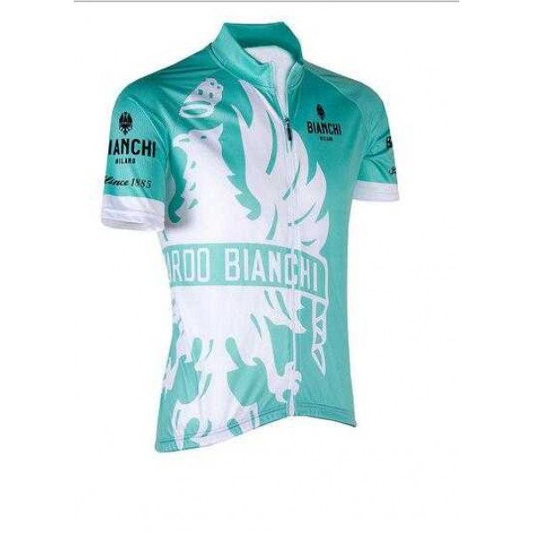 2016 BIANCHI-MILANO Wielershirt Korte Mouw