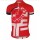 2016 Castelli Kinderen Veleno Wielershirt Korte Mouw Rood