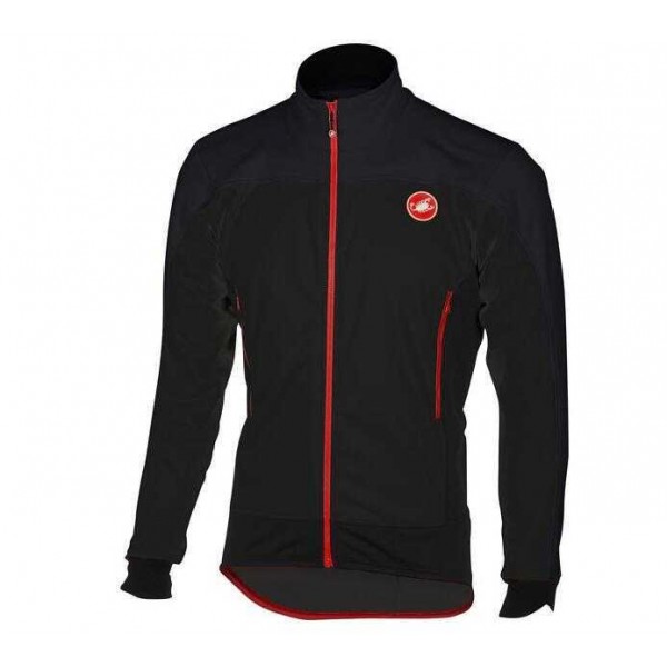 2016-2017 Castelli Wielershirt Lange Mouw Zwart