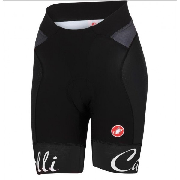 2016 Castelli Vrouwen Free Aero Korte Fietsbroeken Zwart