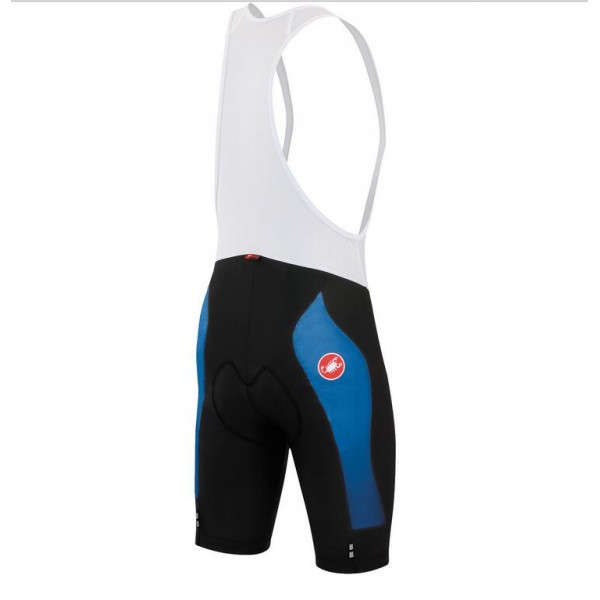 2016 Castelli Evoluzione Korte Fietsbroeken Bib Blauw